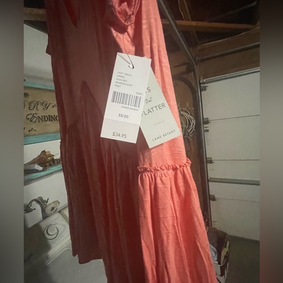 NWT salmon babydoll top - Picture 5 of 6